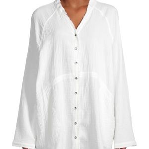 100% cotton oversized shirt